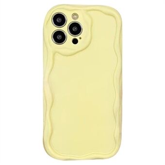 Voor iPhone 15 Pro Rubberen Snoepkleurige Zachte TPU-hoes Schokbestendige Telefoonhoes