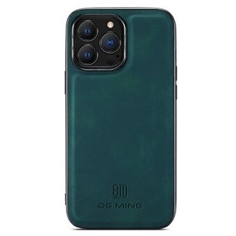 DG.MING Voor iPhone 15 Pro hoesje met valbescherming PU Leer+PC+TPU achterkant