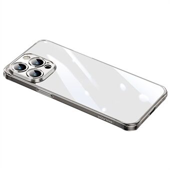 SULADA TPU-frame + Gehard Glas Achterkant Hoesje voor iPhone 15 Pro - Kristalheldere Telefoonhoes