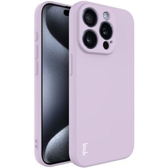 IMAK UC-4-serie voor iPhone 15 Pro hoesje met rechte rand, flexibele TPU-telefoonhoes