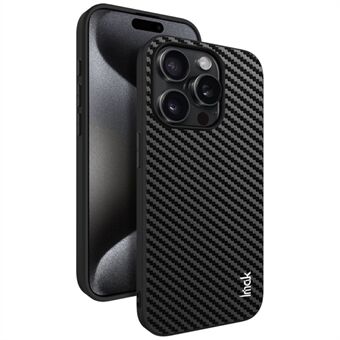 IMAK LX-5-serie voor iPhone 15 Pro Hoesje PU-lederen gecoate PC+TPU Telefoonhoes