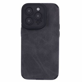 Morandi-stijl voor de iPhone 15 Pro hoesje TPU+PU lederen valbestendige telefoonhoesje.