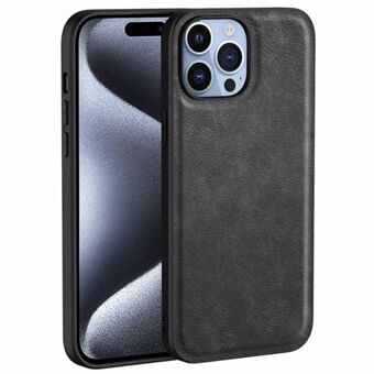 Voor iPhone 15 Pro telefoonhoesje Retro PU leer+TPU+PC telefoonhoesje.