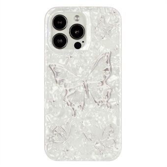 Voor iPhone 15 Pro hoesje IMD patroon zachte TPU schokbestendige telefoonhoes.