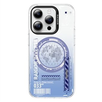 RAIGOR INVERSE Mecha Magnetic Series voor iPhone 15 Pro Hoesje IMD TPU+PC Cover Compatibel met MagSafe