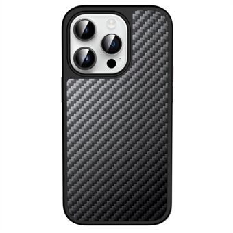 RAIGOR INVERSE Scott Series voor iPhone 15 Pro telefoonhoesje met koolstofvezelstructuur TPU+PC cover.