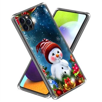 Kerstserie TPU-telefoonhoesje voor iPhone 15 Pro-hoesje Patroonprinting Slanke telefoonhoes.