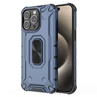 Voor iPhone 15 Pro Telefoonhoes Hybrid Hard PC Zachte TPU Schokbestendige Cover