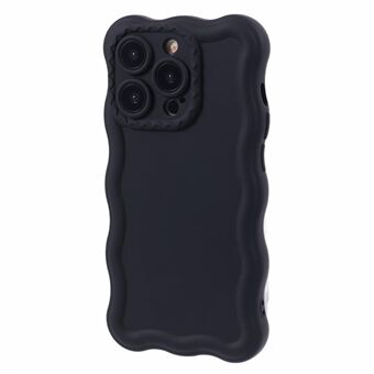 JQ-serie voor iPhone 15 Pro TPU-hoes Golfrand Beschermende telefoonhoes (Nauwkeurige uitsparing)