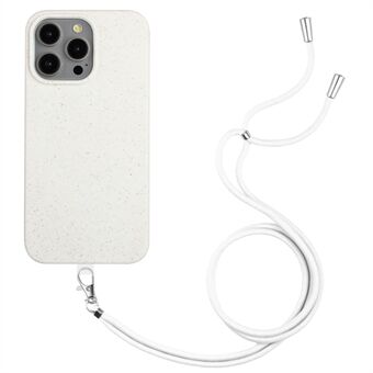 Voor iPhone 15 Pro hoesje Magnetisch Anti-val Biologisch afbreekbaar Tarwestro+TPU telefoonhoesje