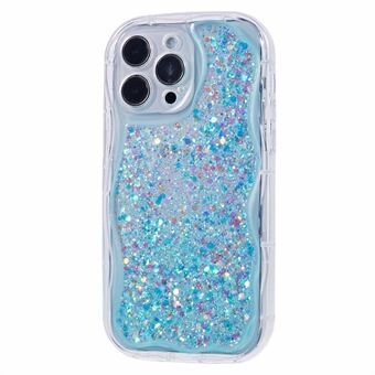 JTW-serie voor iPhone 15 Pro hoesje met glitter sequins epoxy TPU telefoonbeschermer.