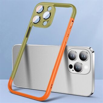 VOERO voor iPhone 15 Pro Bumper Hoesje Hard PC Slank Telefoonhoesje met PC Lens Film