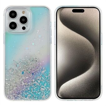 DFANS Starlight Shining Series voor iPhone 15 Pro Telefoonhoesjes PC+TPU Stijlvol Glanzend Valbestendig Hoesje