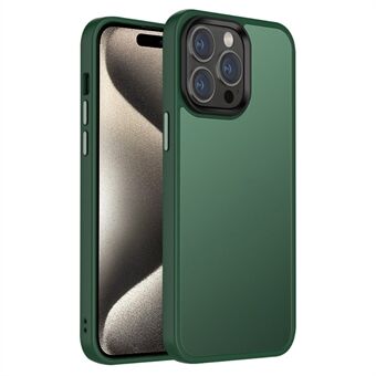 Voor de iPhone 15 Pro mobiele telefoonhoes, valbestendig, mat, anti-vlekken TPU+PC beschermhoes.