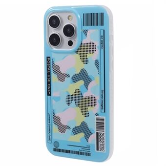 MUTURAL Camouflage Serie voor iPhone 15 Pro Hoesje Creatief Patroon PC+TPU Telefoonhoesje Compatibel met MagSafe