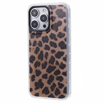 SDT Series voor iPhone 15 Pro hoesje met IMD luipaardpatroon beschermende telefoonhoes.