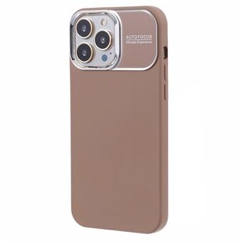 Voor iPhone 15 Pro telefoonhoesje huid-toucher vloeibare siliconen achtercover