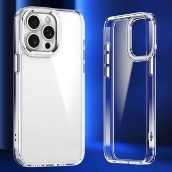 Voor iPhone 15 Pro Telefoonhoesje Stootvast Transparant TPU+PC Achterkant Cover