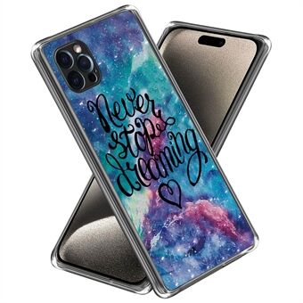 Voor iPhone 15 Pro Telefoonhoesje Patroon Gedrukt Slank TPU Telefoonhoesje