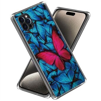 Voor iPhone 15 Pro TPU Hoesje Patroon Print Krasbestendige Telefoonhoes