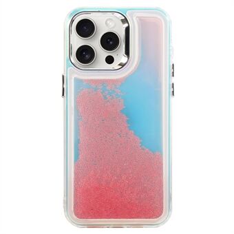 Voor iPhone 15 Pro Max Cover Stroomparels Decor Anti-Kras PC+TPU Mobiele Telefoonhoesje