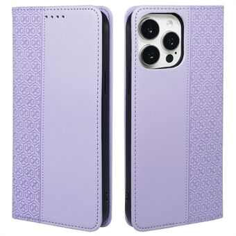 Voor iPhone 15 Pro Max-hoesje Vierklavertje Leren Flip Telefoonhoesje