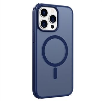 Type B Voor iPhone 15 Pro Max Hoes TPU+PC Anti-val Telefoonhoes Compatibel met MagSafe