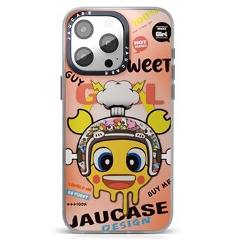 JAUCASE voor iPhone 15 Pro Max hoesje compatibel met MagSafe schattig patroon PC+TPU telefoonhoesje