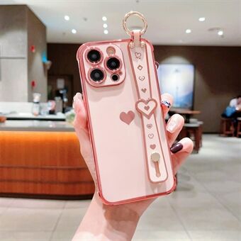 Voor iPhone 15 Pro Max Hoes Schokbestendig TPU Beschermende Telefoonhoes Schattig Liefde Hart