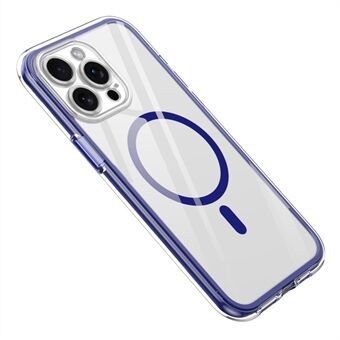 Y1-serie voor iPhone 15 Pro Max magnetische telefoonhoes vacuüm airbag doorzichtige PC+TPU hoes