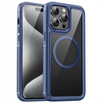 Voor iPhone 15 Pro Max Hoesje TPU+Acrylheldere Telefoonhoes Compatibel met MagSafe