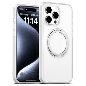 Voor iPhone 15 Pro Max Hoes Compatibel met MagSafe PC+TPU Telefoonhoesje met Kickstand