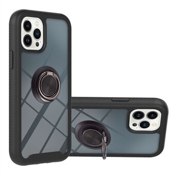 YB PC-serie-5 Ring Kickstand Telefoonhoesje voor iPhone 15 Pro Max, PC+TPU Beschermhoes.