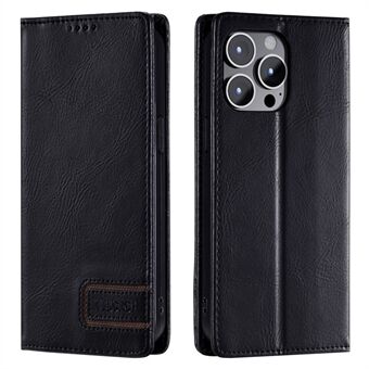 TTUDRCH Style 007 Voor iPhone 15 Pro Max RFID-blokkerende Stand Telefoonhoes Portemonnee PU Leren Cover