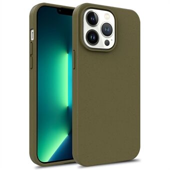 Voor iPhone 15 Pro Max Sterrenhemel Serie Biologische afbreekbare Case Tarwe Stro + TPU Mat Telefoonhoesje.