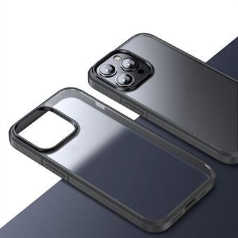 Voor iPhone 15 Pro Max Mat Serie Krasbestendige PC+TPU Telefoonhoesje Mobiele Telefoon Achterkant Beschermer Hoesje