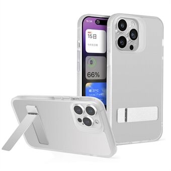 G Style Kickstand Telefoonhoes voor iPhone 15 Pro Max Skin-Touch TPU+Acryl Telefoonhoes