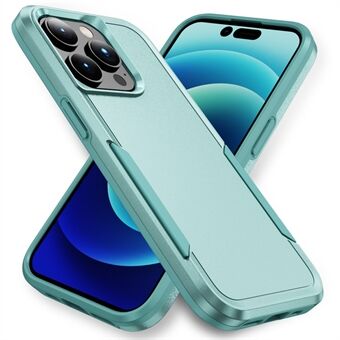 Voor iPhone 15 Pro Max Anti-val Terug Cover Schokbestendige PC+TPU Telefoonhoes