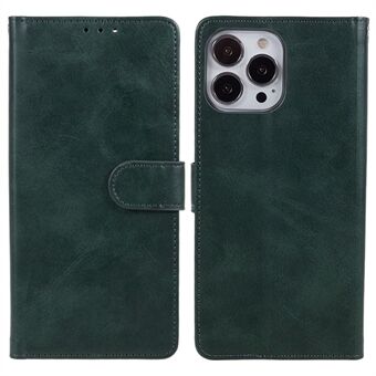 PU lederen portemonneehoesje voor iPhone 15 Pro Max, kalfs textuur, anti-val standaard telefoonhoesje.