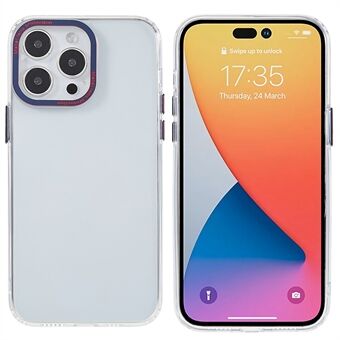 FULEXIN Transparant Telefoonhoesje voor iPhone 15 Pro Max, TPU+Acryl Beschermende Achterkant