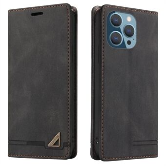GQ.UTROBE 008-serie voor iPhone 15 Pro Max Hoesje met een huid-aanrakingsgevoel met RFID-blokkerend PU-lederen standaard portemonnee cover.