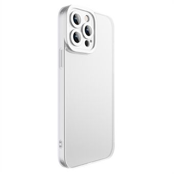 X-LEVEL voor iPhone 15 Pro Max - Hoes met precieze uitsparingen, valbestendig, mat gehard glas + TPU telefoonhoesje.