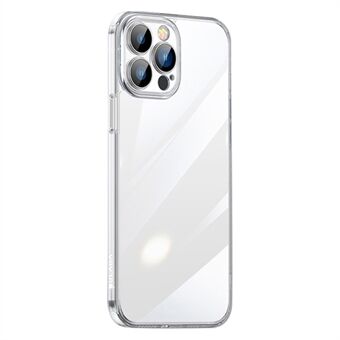 SULADA Crystal Steel-serie voor iPhone 15 Pro Max TPU+Gehard Glas Transparante Hoes Bescherming tegen vallen voor telefoon