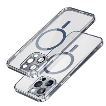 SULADA voor iPhone 15 Pro Max TPU+PC Hoes Compatibel met MagSafe Telefoonhoesje met Lensfilm