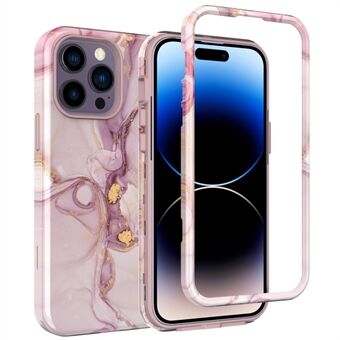 GW03 Stijlvol Patroon IMD Telefoonhoesje voor iPhone 15 Pro Max, PC + TPU Anti-val Telefoonhoes