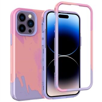 GW03 Stijlvol Patroon IMD Telefoonhoesje voor iPhone 15 Pro Max, PC + TPU Anti-val Telefoonhoesje
