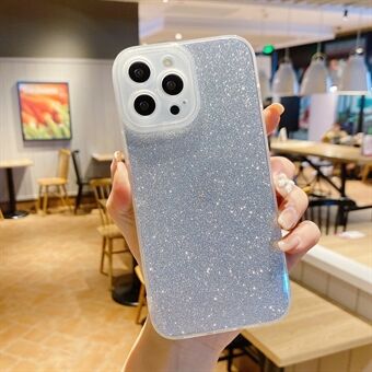 Glitter Soft TPU-hoesje voor iPhone 15 Pro Max, elektroplating, schokbestendige mobiele telefoon achterkant