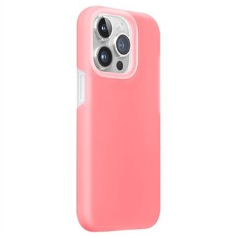 XUNDD Jelly-serie voor iPhone 15 Pro Max, hoesje voorzien van microvezel voering, anti-val vloeibare siliconen + PC achterkant cover.