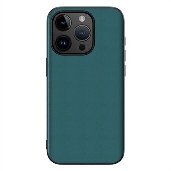 PU-leren + TPU-achterkanthoes voor iPhone 15 Pro Max, schokbestendige telefoonhoes