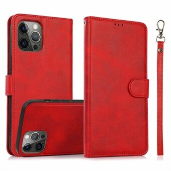 Voor iPhone 15 Pro Max Magnetische Absorptie Afneembare Telefoonhoes PU Lederen Stand Wallet Cover